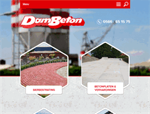 Tablet Screenshot of dambeton.nl